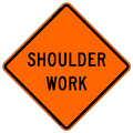 36" Super Bright Reflective Roll-Up Sign (Shoulder Work)