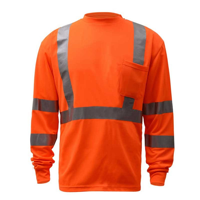 ANSI/ISEA Class 2 Hi-Vis Long Sleeve Birdseye Mesh T-Shirt