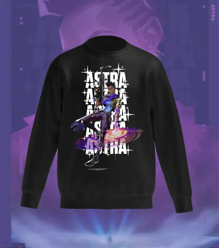 Astra Cosmic Flow Sweatshirt – Valorant Edition - Black / Regular / XS - Valorant