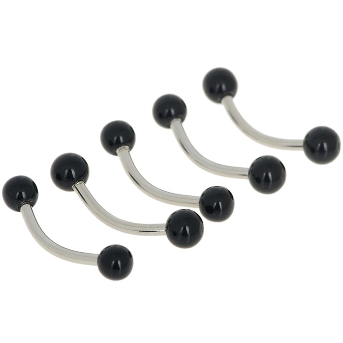 Black Stainless Belly Button Ring