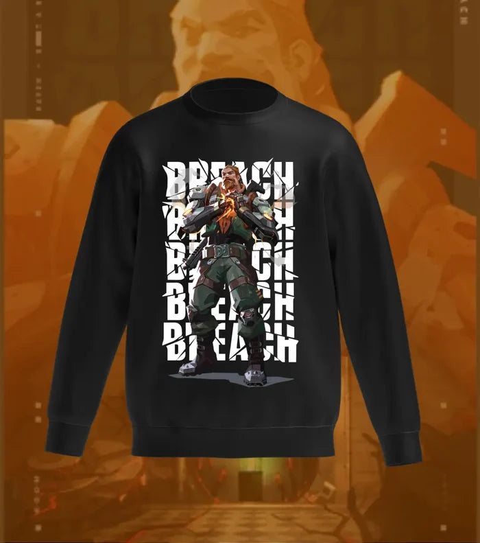 Breach Aftershock Sweatshirt – Valorant Edition - Black / Regular / XS - Valorant