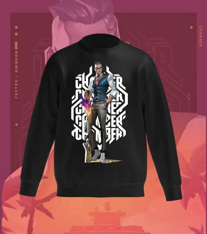 Chamber Precision Sweatshirt – Valorant Edition - Black / Regular / XS - Valorant