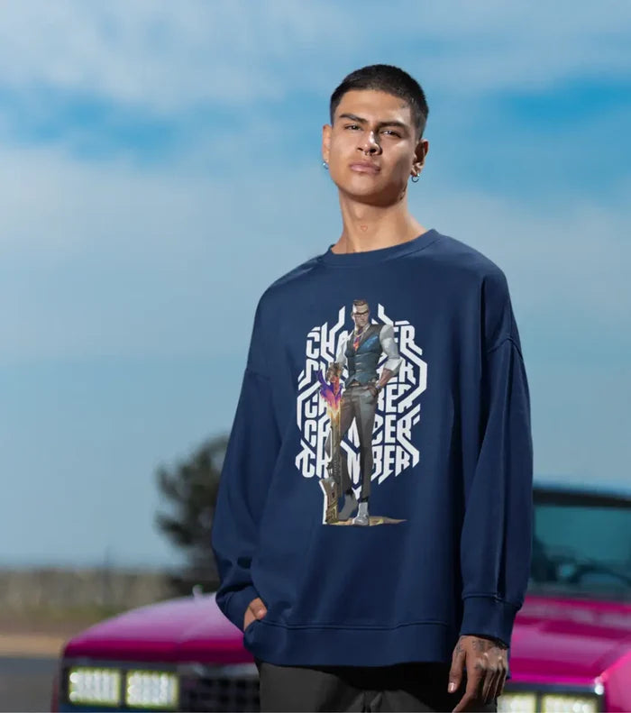Chamber Precision Sweatshirt – Valorant Edition - Black / Oversized / XS - Valorant