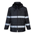 Classic Iona Waterproof Rain Jacket with Reflective Tape | Black