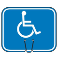 Cone Sign – Handicap Accessible (Single-Sided, Engineer Grade Reflective)