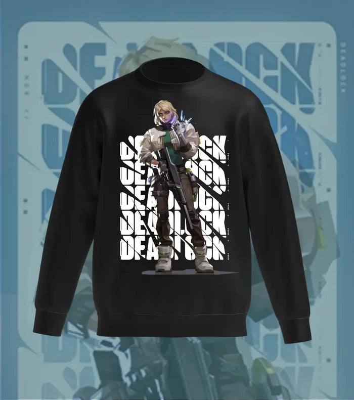 Deadlock Gridline Sweatshirt – Valorant Edition - Black / Regular / XS - Valorant