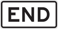 End Plaque - R3-9DP - 24" x 12"