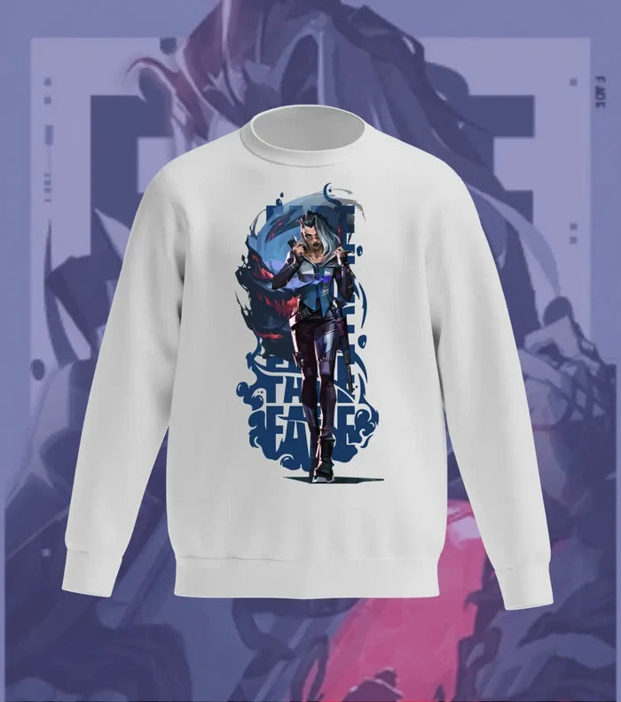 Fade Nightmare Sweatshirt – Valorant Edition - Gray / Regular / XS - Valorant