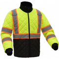 GSS Lightweight Quilted 2-Tone Hi-Vis Safety Jacket