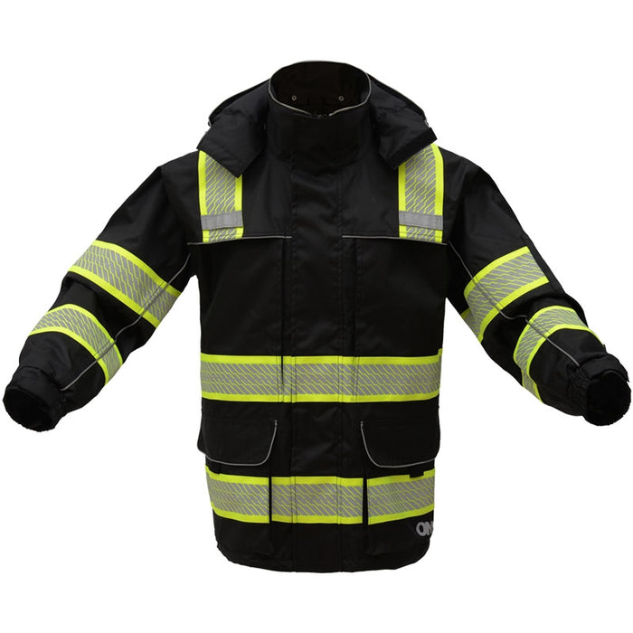 GSS Safety 3-in-1 Hi-Vis Ripstop Safety Parka with Fleece Liner