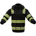 GSS Safety 3-in-1 Hi-Vis Ripstop Safety Parka with Fleece Liner