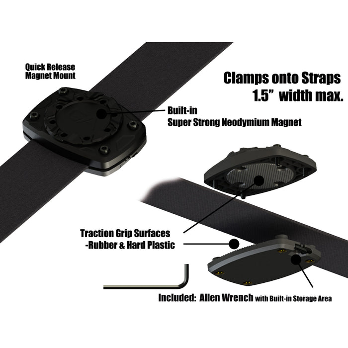 Guardian Angel Magnetic Clamp-On Strap Mount