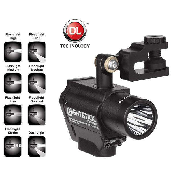 Helmet-Mounted Multi-Function Dual Light – Hands-Free First Responder Lighting