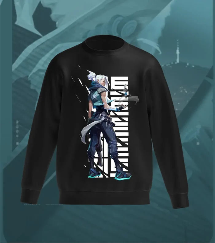 Jett Velocity Sweatshirt – Valorant Edition - Black / Regular / XS - Valorant