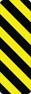 Left Clearance Marker - OM-3L - 12" x 36"