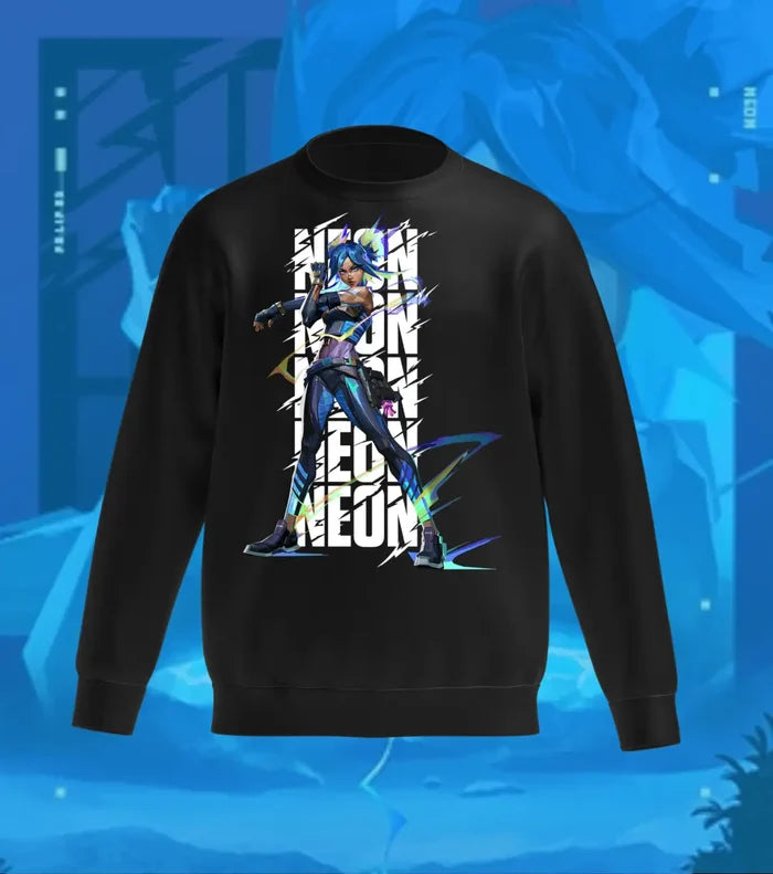 Neon Overdrive Sweatshirt – Valorant Edition - Black / Regular / XS - Valorant