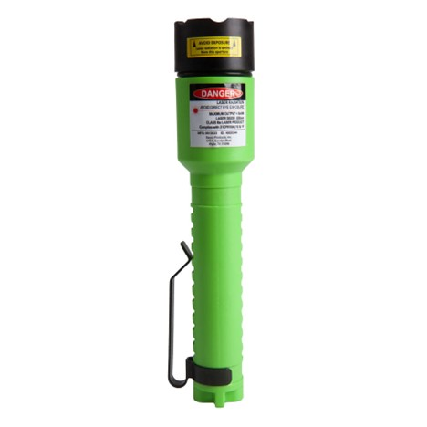 Nightstick LED Flashlight with Green Laser