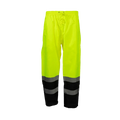 Petra Roc Class E Hi-Vis Black-Bottom Waterproof Rain Pants