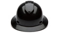 Ridgeline Hydro-Dipped Full Brim Hard Hat – Shiny Black Graphite Pattern