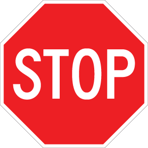 Stop - R1-1 - 30" x 30", Hi-Intensity
