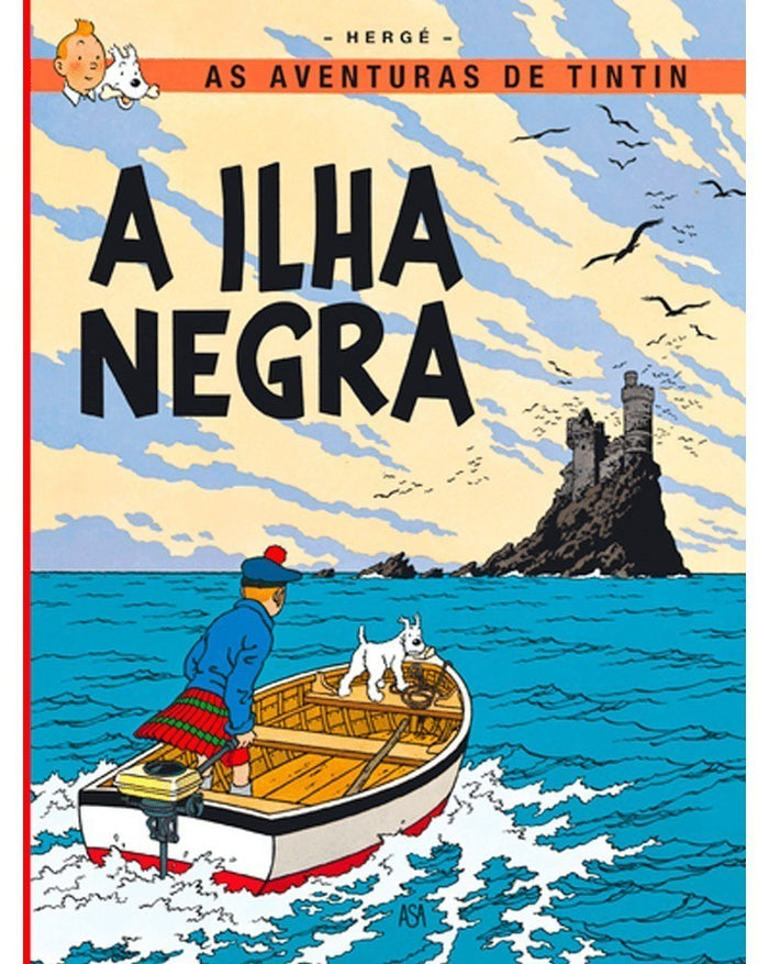 Tintin - A Ilha Negra (Ed.Portuguesa, capa dura)