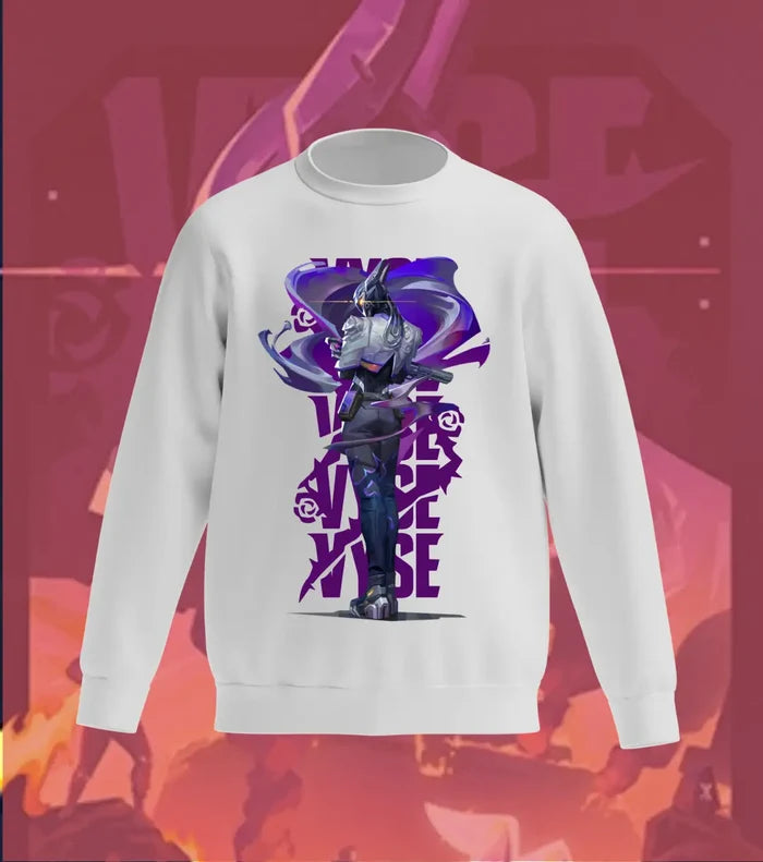 Vyse Shadow Surge Sweatshirt – Valorant Edition - Gray / Regular / XS - Valorant