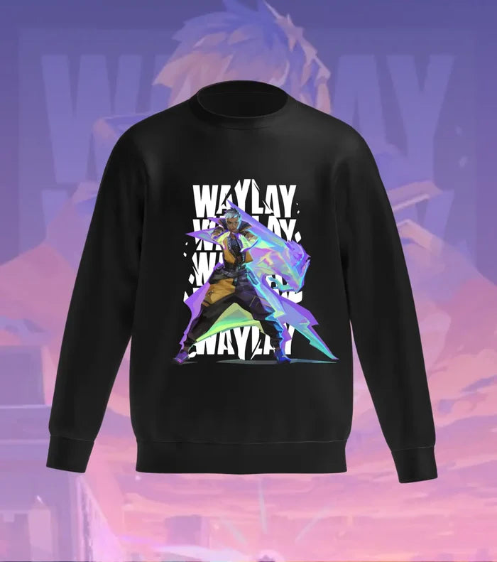 Waylay Prism Rush Sweatshirt – Valorant Edition - Black / Regular / XS - Valorant