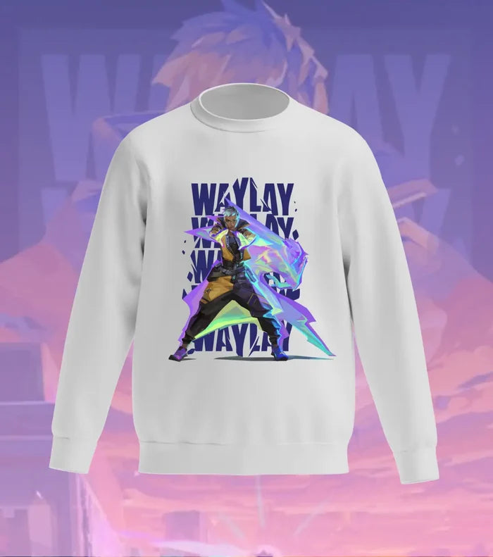 Waylay Prism Rush Sweatshirt – Valorant Edition - Gray / Regular / XS - Valorant