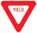 Yield - R1-2 - 24" x 24", Hi-Intensity